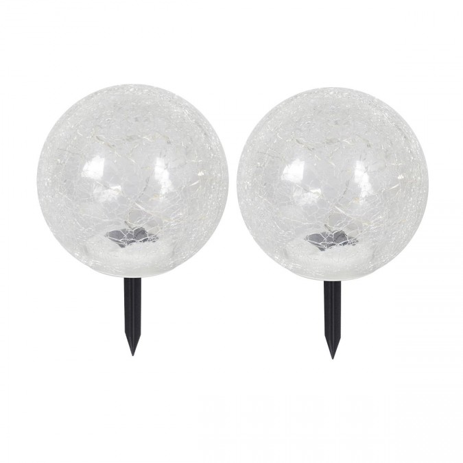 Lot de 2 sphères solaires CRACK BALL