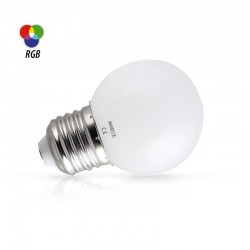 Ampoule LED E27 1W RGB