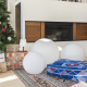 Boule lumineuse blanche BOBBY Ø40, 50 et 60cm - 3 Tailles