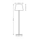 Lampadaire design STANDY W