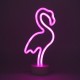 Lampe Flamant rose Lumineux FLAMINGO NEON