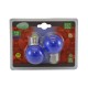 Pack de 2x Ampoules LED E27 1W Couleur