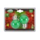 Pack de 2x Ampoules LED E27 1W Couleur