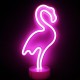 Lampe Flamant rose Lumineux FLAMINGO NEON