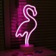 Lampe Flamant rose Lumineux FLAMINGO NEON